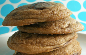 Goodies By Anna: Melty Salted Nutella Chocolate Chunk Cookies