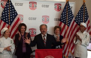 Pelosi, Mayor Lee Champion CCSF’s Contributions to SF Economy