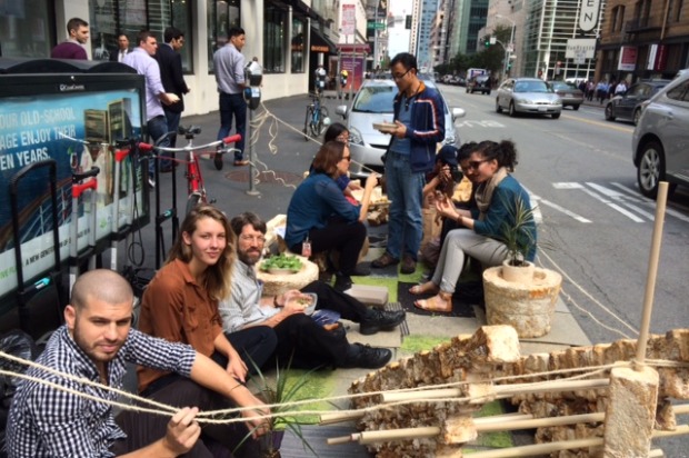 SF Hangs Out In The Streets For Park(ing) Day