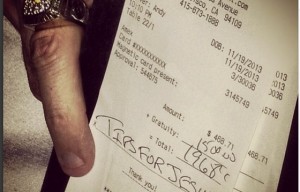 Generous Mystery Tipper Hits SF Restaurants